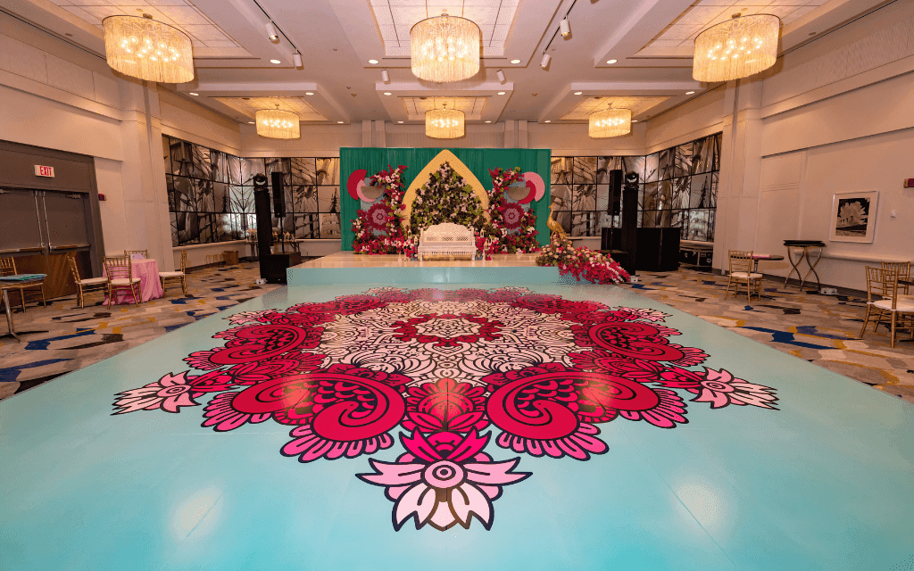 Custom Dance Floor Wraps: Statement Designs for Every Wedding Theme