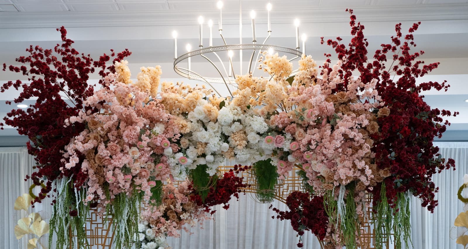 Floral Ceiling Installations Are the New Must Have for Stunning Indian Weddings